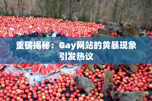 重磅揭秘：Gay网站的黄暴现象引发热议