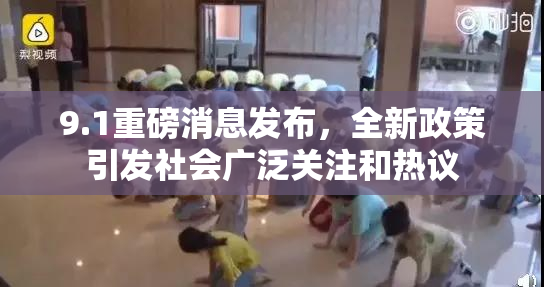 9.1重磅消息发布，全新政策引发社会广泛关注和热议