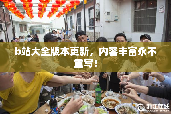 b站大全版本更新，内容丰富永不重写！