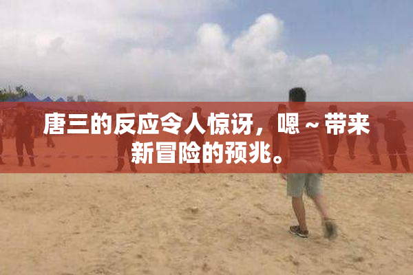 唐三的反应令人惊讶，嗯～带来新冒险的预兆。