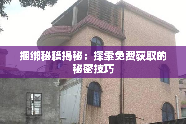 捆绑秘籍揭秘：探索免费获取的秘密技巧
