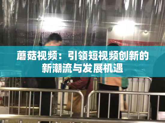 蘑菇视频：引领短视频创新的新潮流与发展机遇