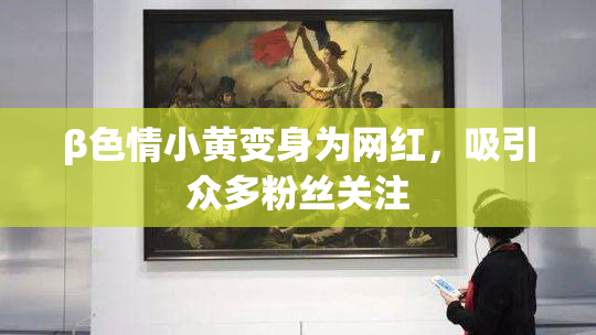 β色情小黄变身为网红，吸引众多粉丝关注