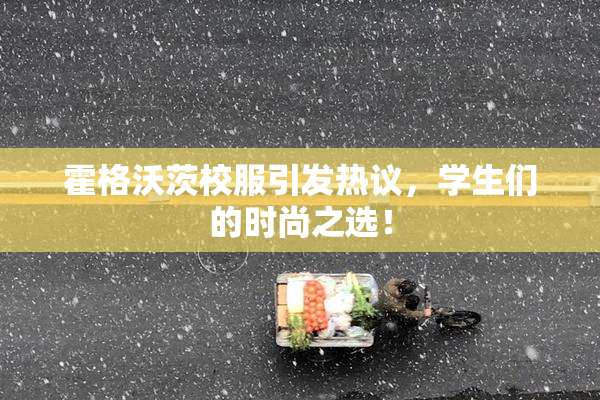 霍格沃茨校服引发热议，学生们的时尚之选！