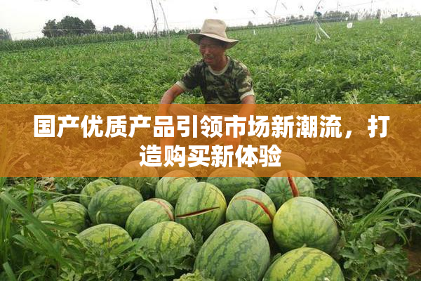 国产优质产品引领市场新潮流，打造购买新体验