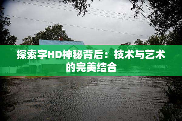 探索字HD神秘背后：技术与艺术的完美结合