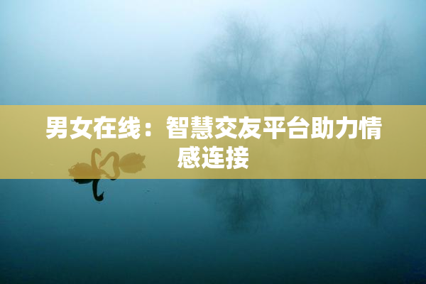 男女在线：智慧交友平台助力情感连接