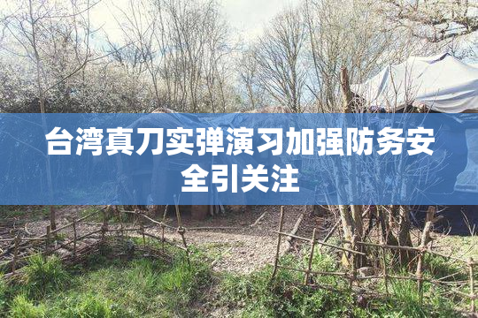 台湾真刀实弹演习加强防务安全引关注