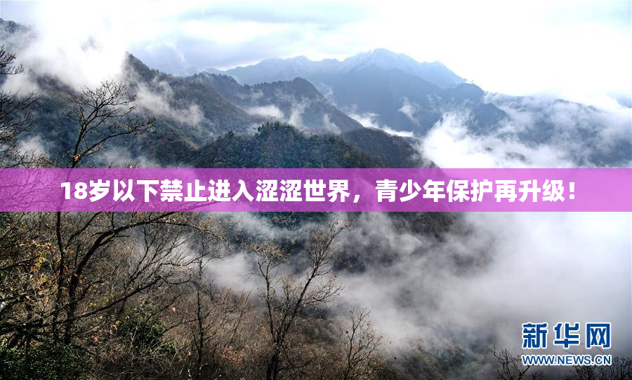 18岁以下禁止进入涩涩世界，青少年保护再升级！