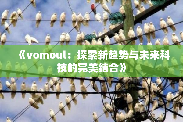 《vomoul：探索新趋势与未来科技的完美结合》