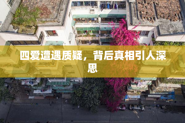 四爱遭遇质疑，背后真相引人深思