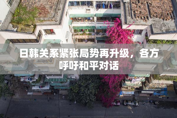日韩关系紧张局势再升级，各方呼吁和平对话