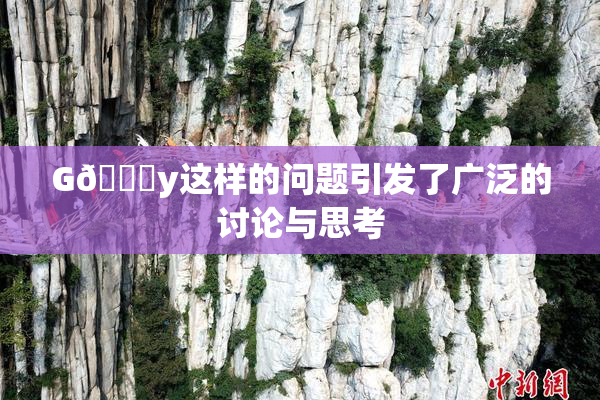 G🈚y这样的问题引发了广泛的讨论与思考