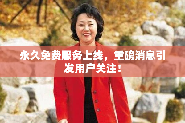 永久免费服务上线，重磅消息引发用户关注！