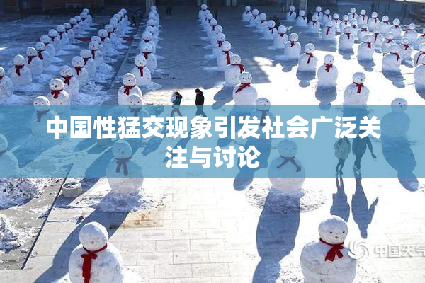 中国性猛交现象引发社会广泛关注与讨论
