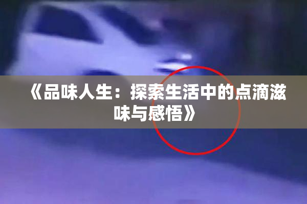 《品味人生：探索生活中的点滴滋味与感悟》