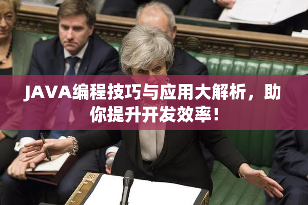 JAVA编程技巧与应用大解析，助你提升开发效率！