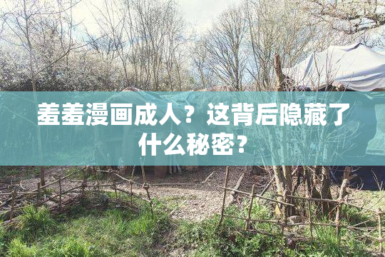 羞羞漫画成人？这背后隐藏了什么秘密？