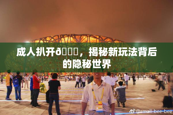 成人扒开🍑，揭秘新玩法背后的隐秘世界