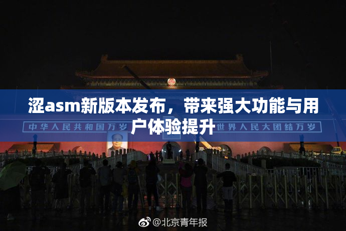 涩asm新版本发布，带来强大功能与用户体验提升