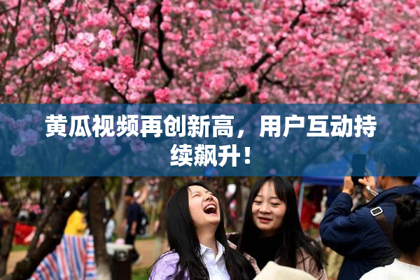 黄瓜视频再创新高，用户互动持续飙升！