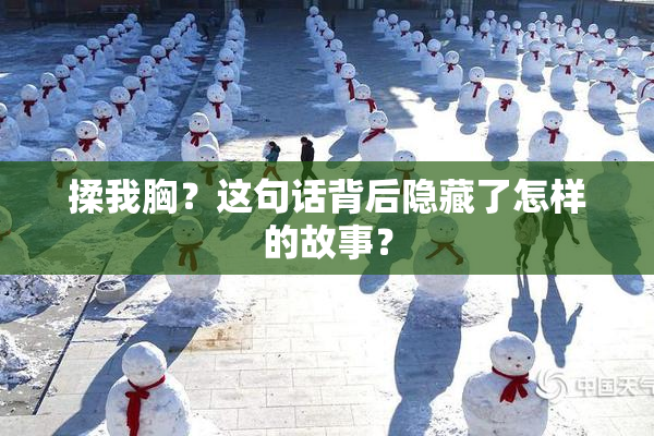 揉我胸？这句话背后隐藏了怎样的故事？