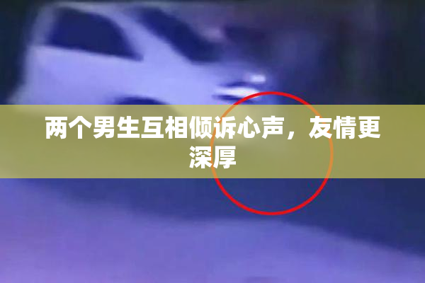 两个男生互相倾诉心声，友情更深厚