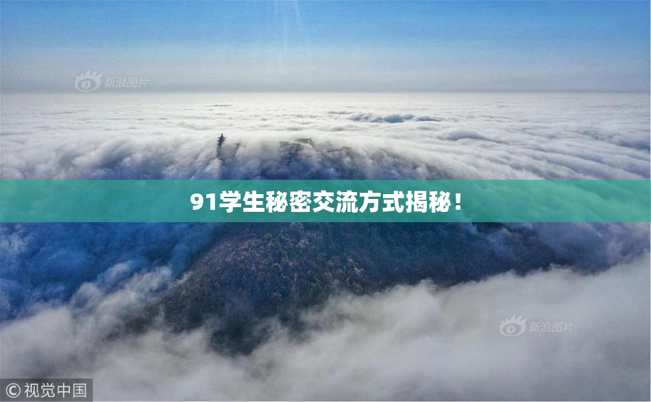 91学生秘密交流方式揭秘！
