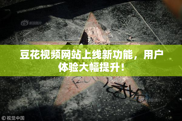 豆花视频网站上线新功能，用户体验大幅提升！
