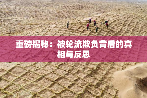 重磅揭秘：被轮流欺负背后的真相与反思