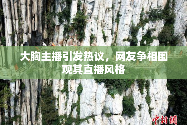 大胸主播引发热议，网友争相围观其直播风格