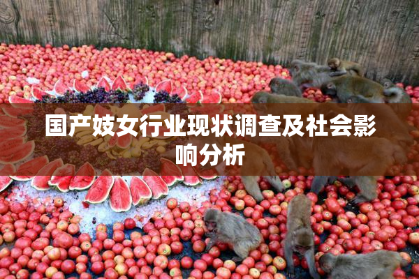 国产妓女行业现状调查及社会影响分析