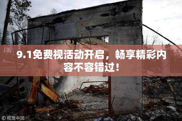 9.1免费视活动开启，畅享精彩内容不容错过！