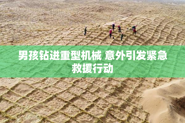 男孩钻进重型机械 意外引发紧急救援行动