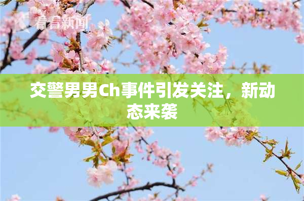 交警男男Ch事件引发关注，新动态来袭