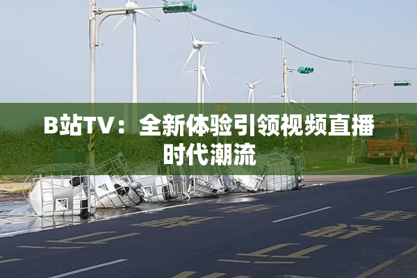 B站TV：全新体验引领视频直播时代潮流
