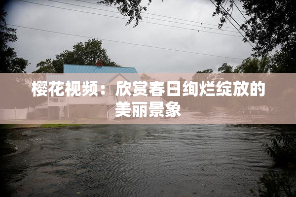 樱花视频：欣赏春日绚烂绽放的美丽景象