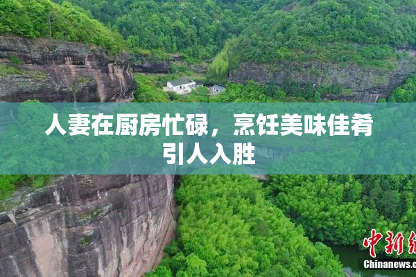 人妻在厨房忙碌，烹饪美味佳肴引人入胜