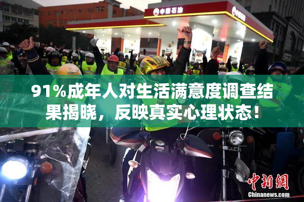 91%成年人对生活满意度调查结果揭晓，反映真实心理状态！