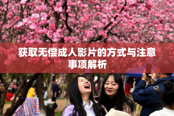 获取无偿成人影片的方式与注意事项解析