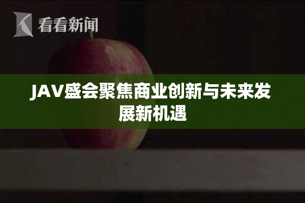 JAV盛会聚焦商业创新与未来发展新机遇