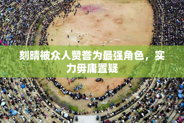 刻晴被众人赞誉为最强角色，实力毋庸置疑