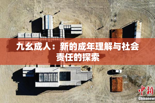 九幺成人：新的成年理解与社会责任的探索