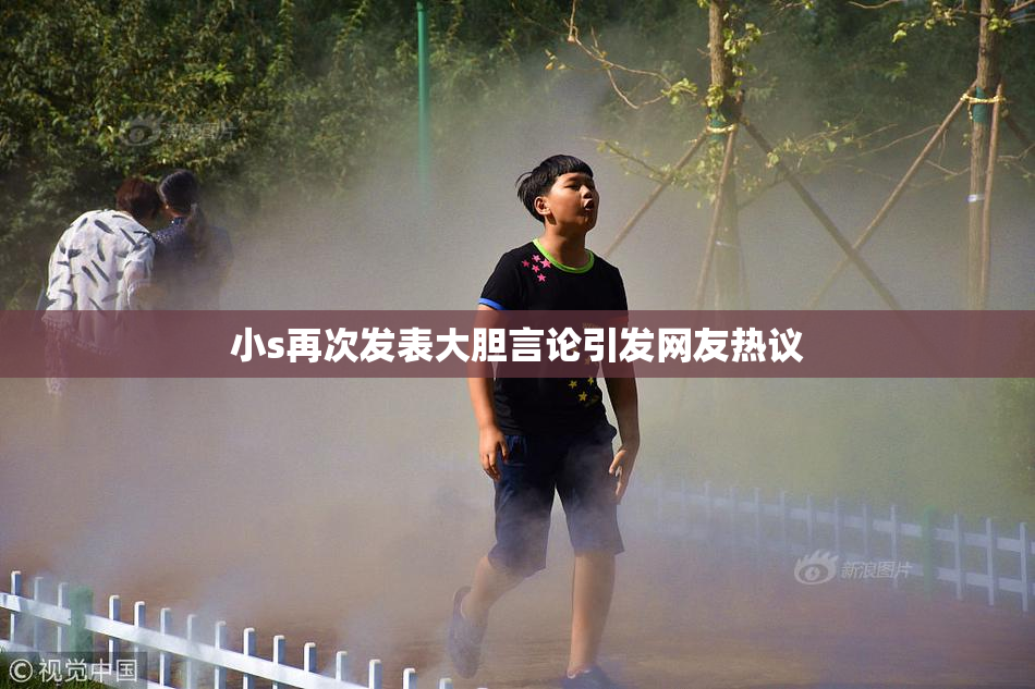 小s再次发表大胆言论引发网友热议