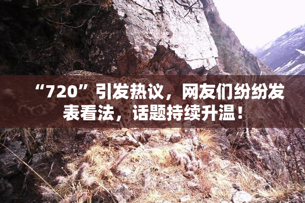 “720”引发热议，网友们纷纷发表看法，话题持续升温！