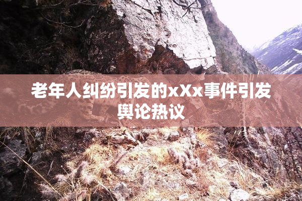 老年人纠纷引发的xXx事件引发舆论热议
