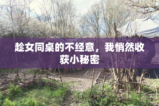 趁女同桌的不经意，我悄然收获小秘密