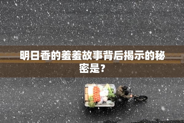 明日香的羞羞故事背后揭示的秘密是？