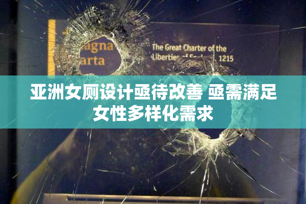 亚洲女厕设计亟待改善 亟需满足女性多样化需求