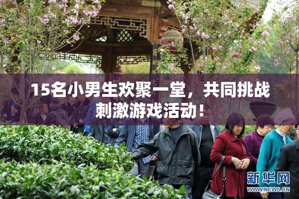 15名小男生欢聚一堂，共同挑战刺激游戏活动！